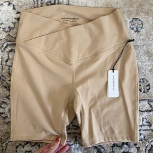 NWT WeWoreWhat Biker Shorts.